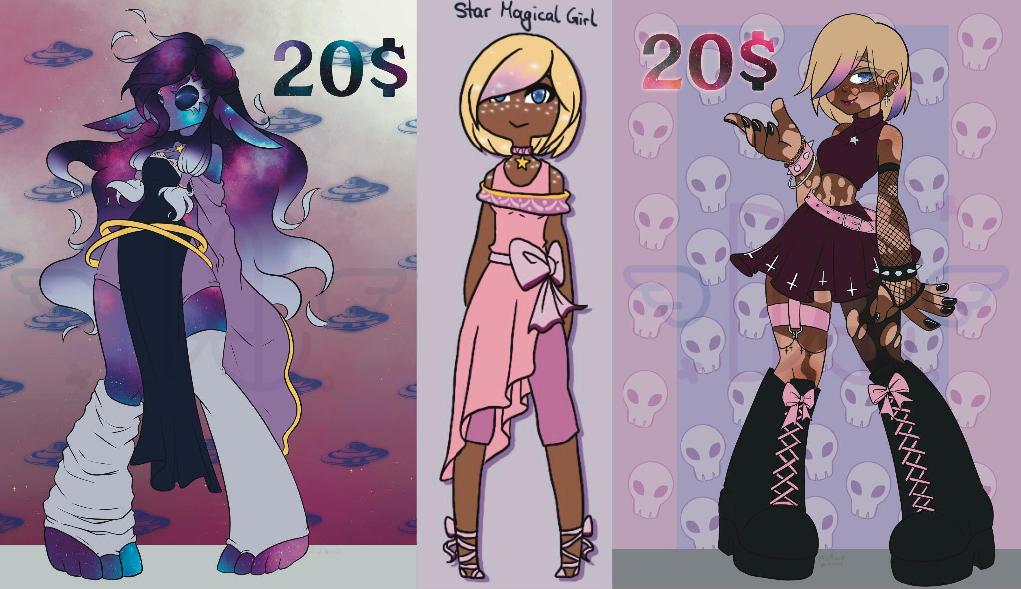 2 redesigns based on the middle design